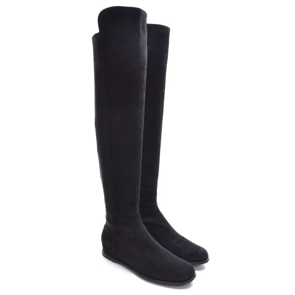 Stuart Weitzman 5050 Hidden Wedge Over The Knee Boots 9.5 M